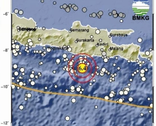 Getaran Gempa Pacitan Terasa hingga Yogya & Surabaya