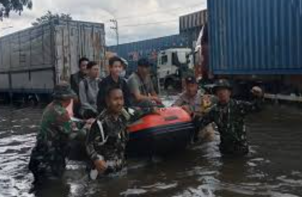 Hujan Lebat Picu Banjir di Jawa Tengah